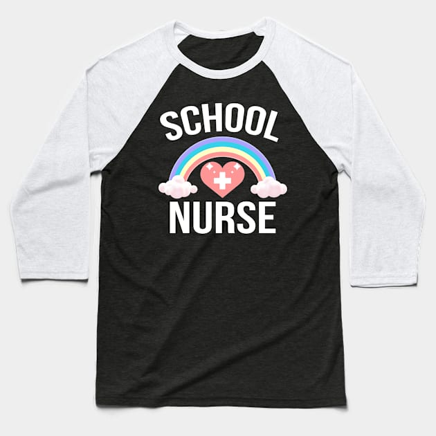 School Nursing Back To School Proud School Nurse Baseball T-Shirt by FamiLane